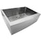 Nantucket Sinks Apron302010SR-16 30 Inch Pro Series Single Bowl Farmhouse Apron Front Stainless Steel Kitchen Sink APRON302010-SR-16 - alternate 7